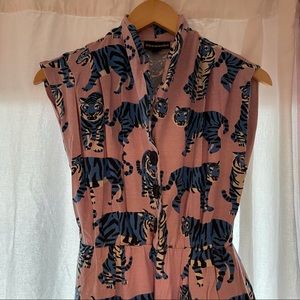 Nooworks Blue Tiger Magic Suit size small